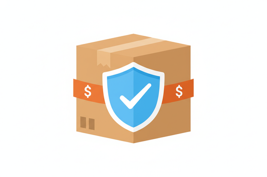 Generate a PNG icon of shipping insurance